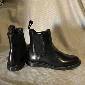Dr. Martens Glossy Black Ankle Boots